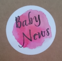 Sluitzegel Baby news 25 stuks