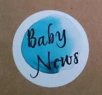 Sluitzegel Baby news 50 stuks