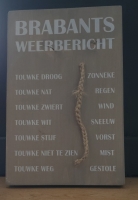 Tekstbord Brabants weerbericht