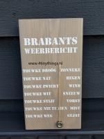Tekstbord Brabants weerbericht