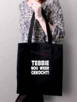 Katoenen tas Tebbie nou weer gekocht!