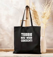 Katoenen tas Tebbie nou weer gekocht!