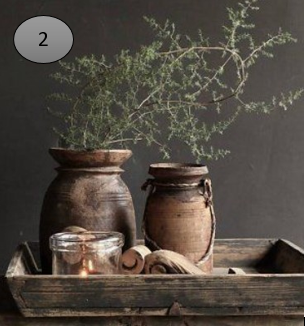 Viltje nr. 2 potten met aspergus