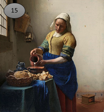 Viltje nr. 15 Melkmeisje