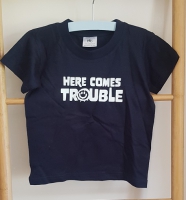 Kinder t-shirt Here comes trouble (86/92)