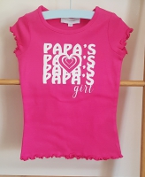 Kinder t-shirt Papa's girl (98)