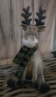 Rendier zittend