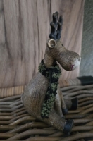 Rendier zittend