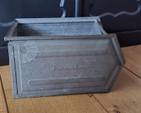 Brocante gereedschapsbak metaal