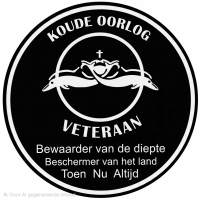 Sticker Koude Oorlog Veteraan