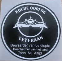 Sticker Koude Oorlog Veteraan