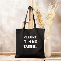 Katoenen tas : Pleurt t in me tassie