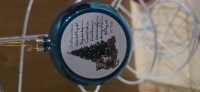 Kerstbal met tekst